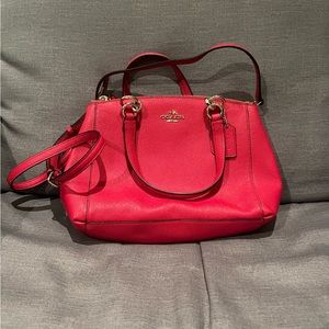 Coach Mini Christie Carryall Satchel in Crossgrain Leather F57523